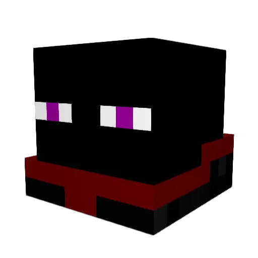 hyuni_ Minecraft avatar head, 3D render