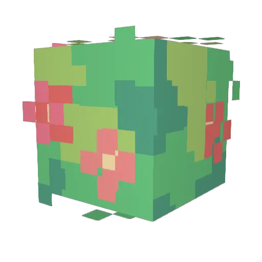 hyunrich Minecraft avatar head, 3D render