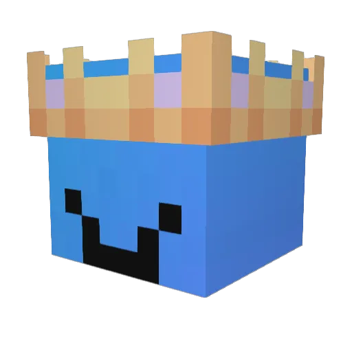 hyunseung11 Minecraft avatar head, 3D render