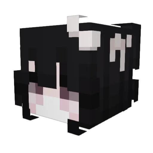 hyunsu1004 Minecraft avatar head, 3D render