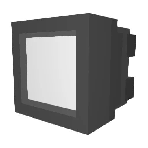 hywired Minecraft avatar head, 3D render