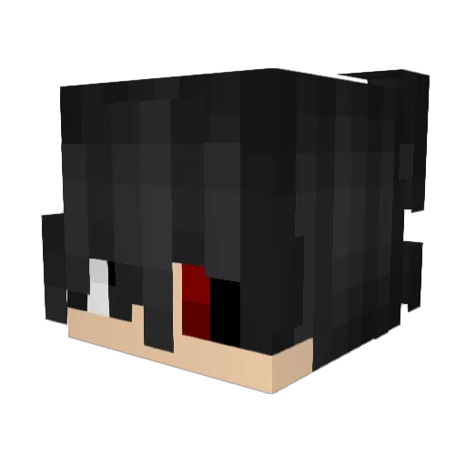 hz7w Minecraft avatar head, 3D render