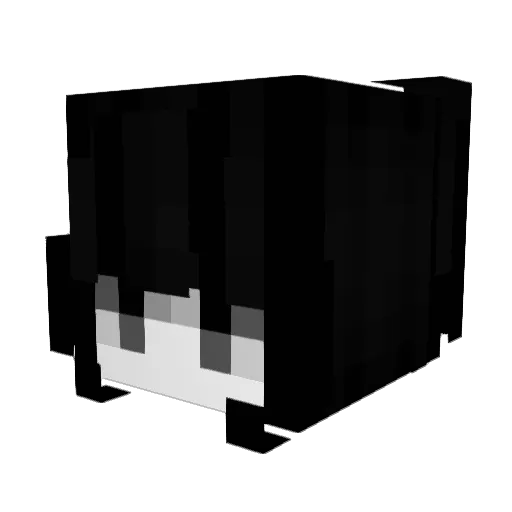 hzes Minecraft avatar head, 3D render