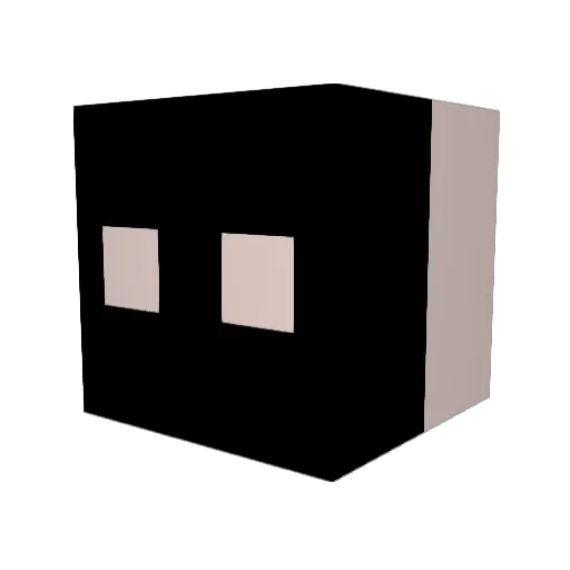 hzf123 Minecraft avatar head, 3D render