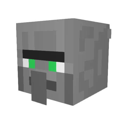 hzrcyln Minecraft avatar head, 3D render