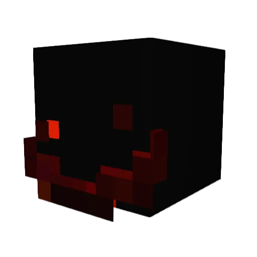 hzseb Minecraft avatar head, 3D render