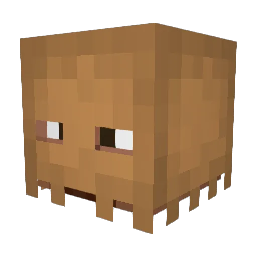 hzuni Minecraft avatar head, 3D render