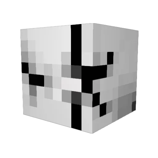 hzzzxs Minecraft avatar head, 3D render