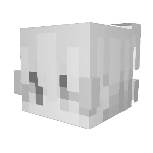 i0gm Minecraft avatar head, 3D render