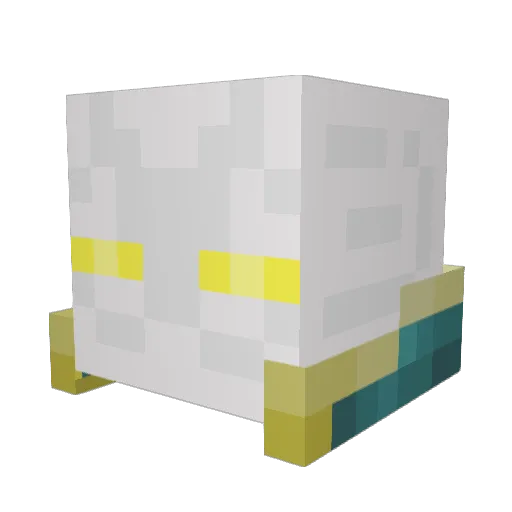 i1122 Minecraft avatar head, 3D render