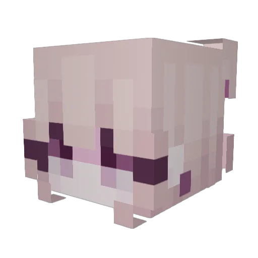i1985 Minecraft avatar head, 3D render
