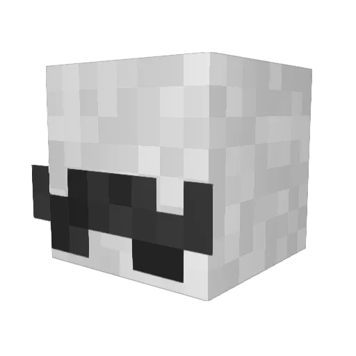 i2hys Minecraft avatar head, 3D render