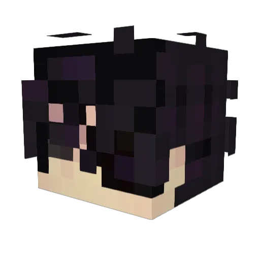 i2ul Minecraft avatar head, 3D render