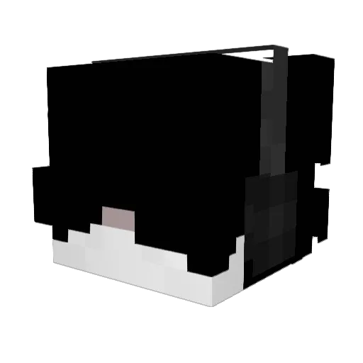 i337xd Minecraft avatar head, 3D render