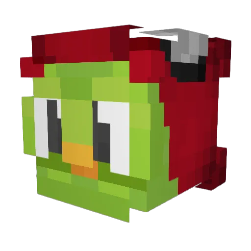 i4ngelxd Minecraft avatar head, 3D render