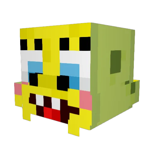 i5wqz Minecraft avatar head, 3D render