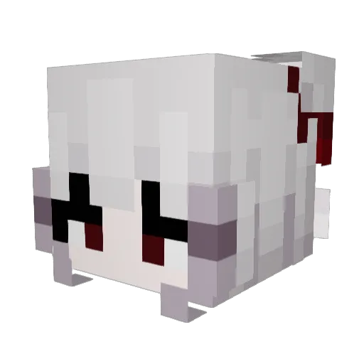 i8_x Minecraft avatar head, 3D render