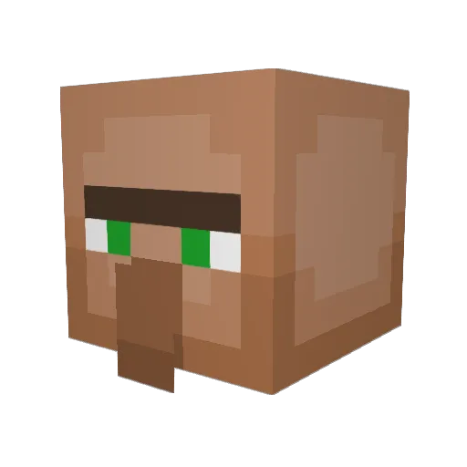 i8r3h Minecraft avatar head, 3D render