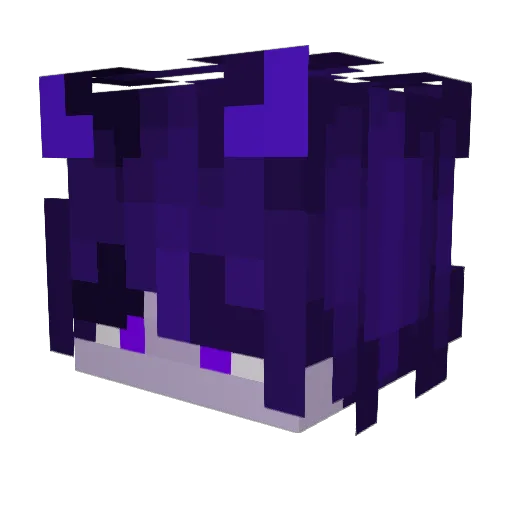 i9aLH Minecraft avatar head, 3D render