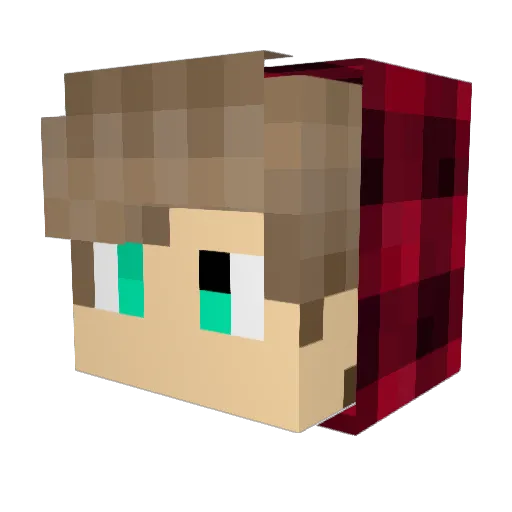 i9i94 Minecraft avatar head, 3D render