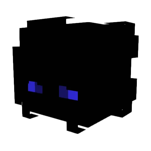 i9kx Minecraft avatar head, 3D render