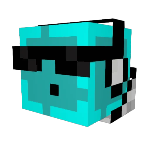 i9loo7_Gamer Minecraft avatar head, 3D render