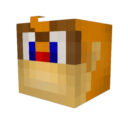 iADazeR Minecraft avatar head, 3D render