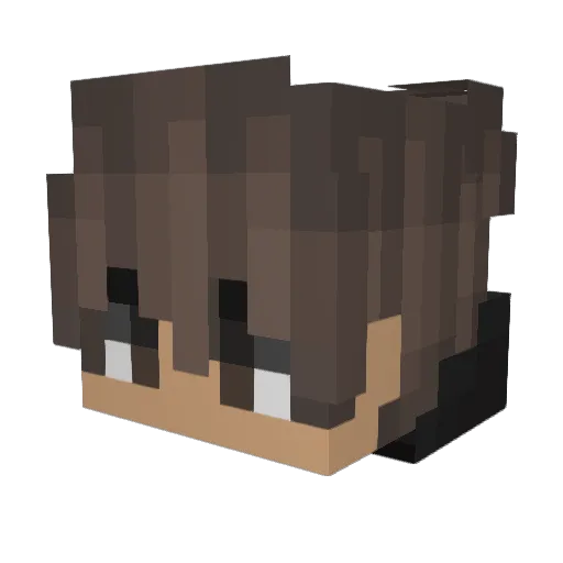 iAKUMA7 Minecraft avatar head, 3D render