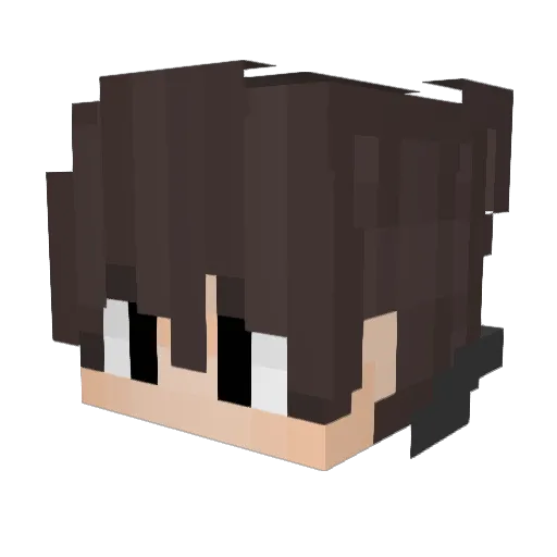 iAbdullah Minecraft avatar head, 3D render