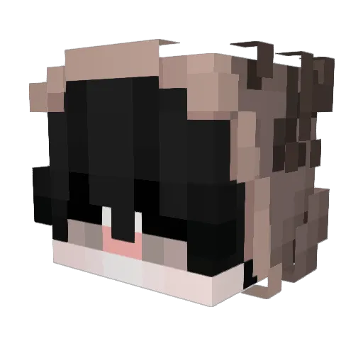iAdalh Minecraft avatar head, 3D render