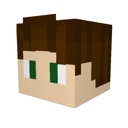 iAlanmx Minecraft avatar head, 3D render