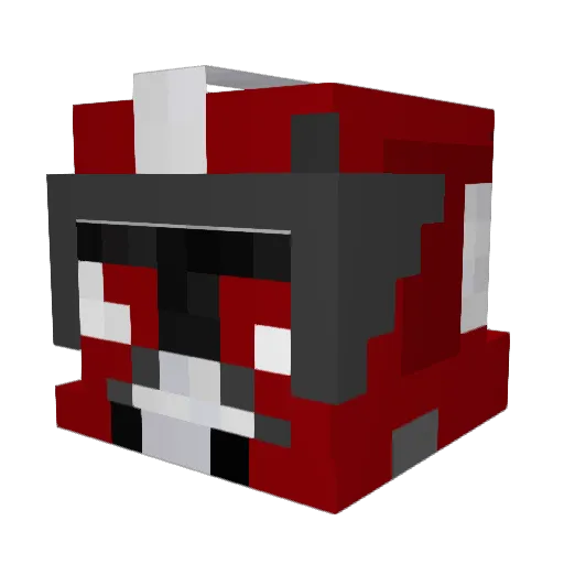 iAmOsh Minecraft avatar head, 3D render