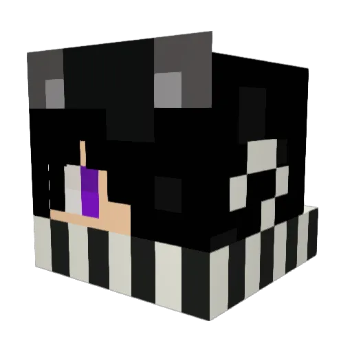 iAmRELLEX Minecraft avatar head, 3D render