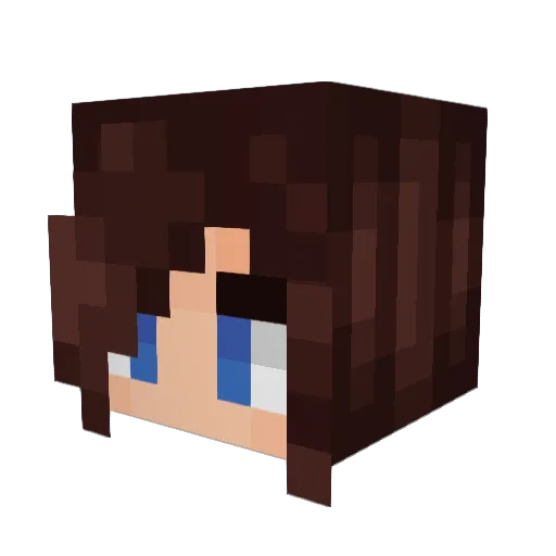 iAmStingRae Minecraft avatar head, 3D render