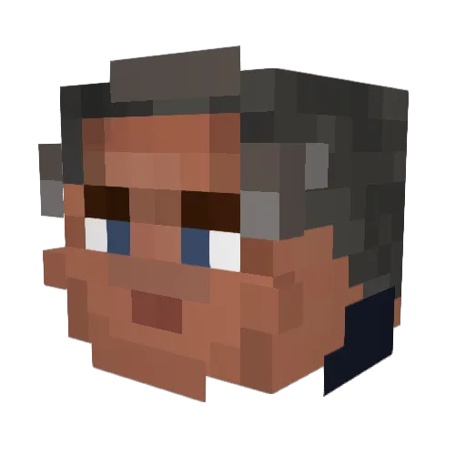 iAmUgly Minecraft avatar head, 3D render