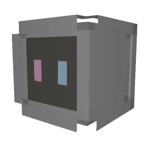 iAmethyst Minecraft avatar head, 3D render