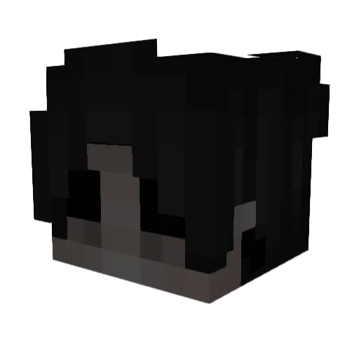 iAngelx Minecraft avatar head, 3D render