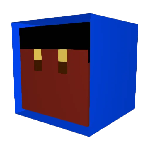 iArclay Minecraft avatar head, 3D render