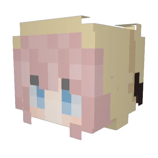 iAstralith Minecraft avatar head, 3D render