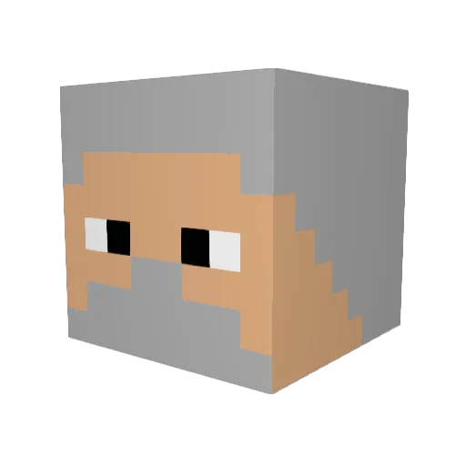 iAv3ry Minecraft avatar head, 3D render