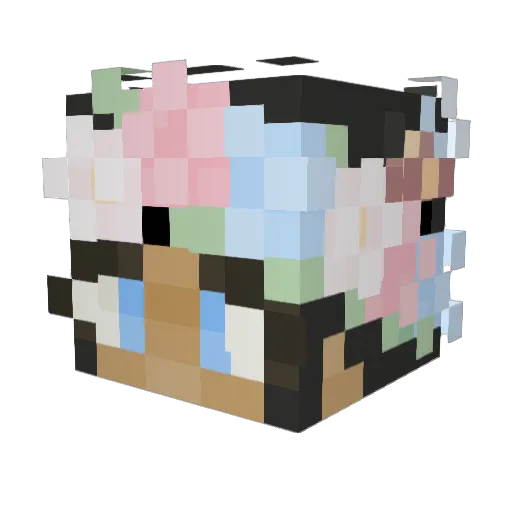 iAwesome97 Minecraft avatar head, 3D render