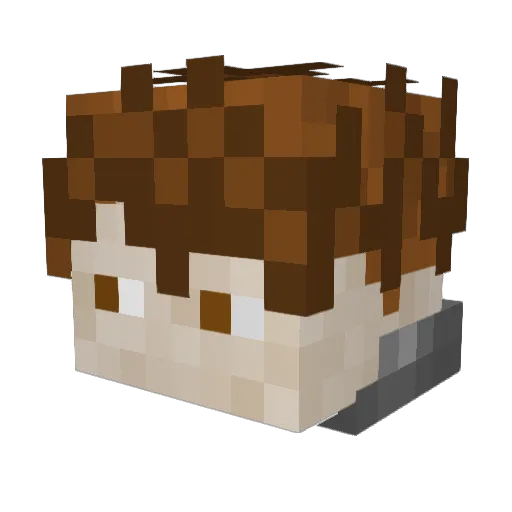 iAzula Minecraft avatar head, 3D render