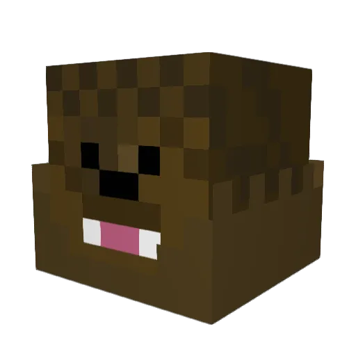 iBOSS_GAMER Minecraft avatar head, 3D render