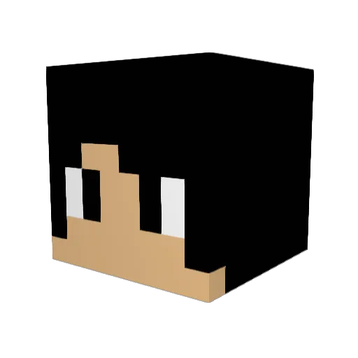 iBallisticKid Minecraft avatar head, 3D render