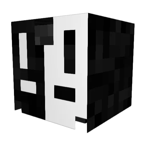 iBallistiq Minecraft avatar head, 3D render