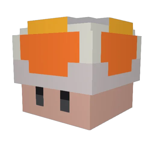 iBerryHyper Minecraft avatar head, 3D render