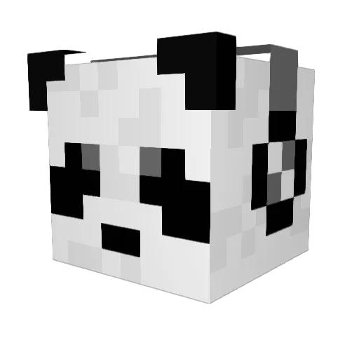 iBloog Minecraft avatar head, 3D render
