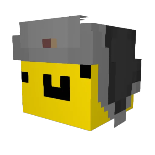 iBoddy Minecraft avatar head, 3D render
