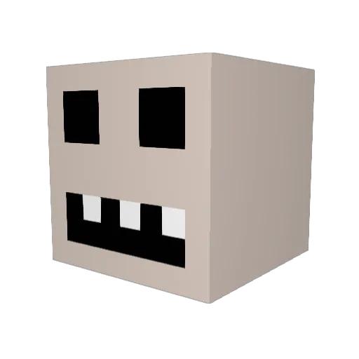 iBoyID Minecraft avatar head, 3D render