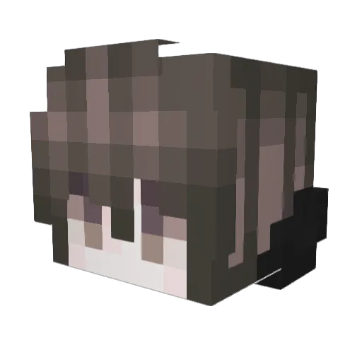 iBrOlz Minecraft avatar head, 3D render